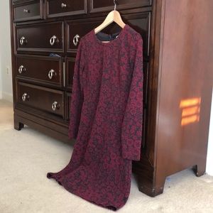 Loft petites jacquard dress size 4p
